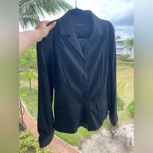 3/$15 Elie Tahari Black linen jacket